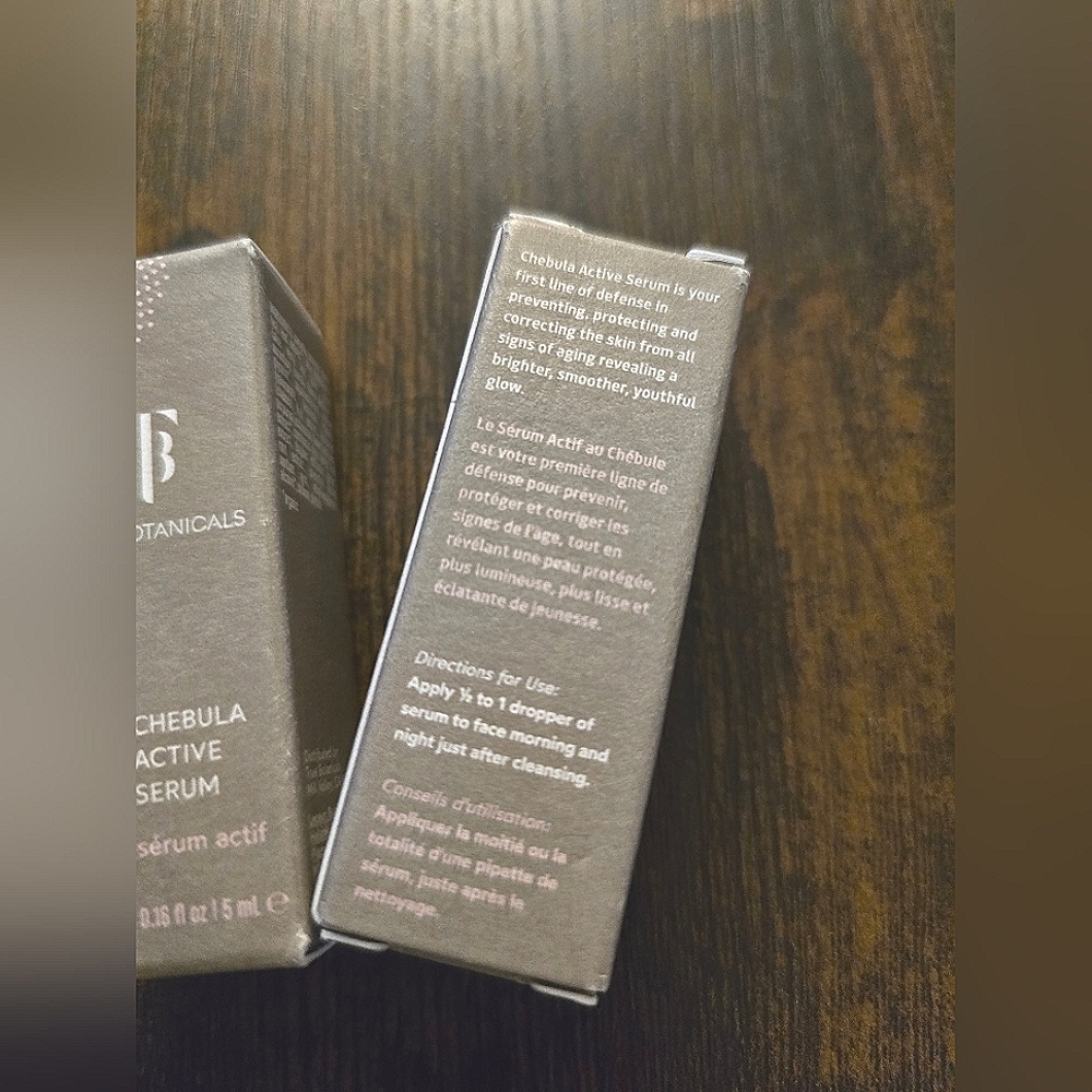 NIB! TRUE BOTANICALS, Chebula Active Serum, 5ml Each, BUNDLE of 2 - Picture 6 of 7